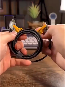 Cáp sạc bọc dù 4 trong 1 sạc nhanh PD 27W hỗ trợ sạc nhanh tiện lợi