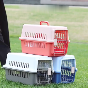 YTL กรงหิ้ว กล่องใส่สัตว์เลี้ยง กรงเดินทาง สำหรับสุนัขและแมว มี2ไซส์ ไม่มีตาข่ายรอง