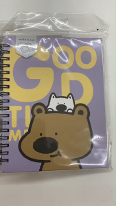 สมุดบันทึก สมุดบันทึกปกแข็ง ริมห่วง มี 2 ขนาด รุ่น 247 และ 434 คละลาย (ราคา/เล่ม) l เคแคมปัส เครื่องเขียน