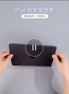 Casing Xiaomi Mi Pad 6S Pro 12.4 Inch Bookcover Flipcase Keyboard Wireless