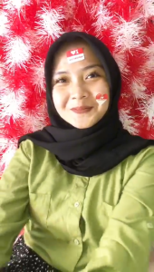 Stiker Pipi Hati Bendera Merah Putih HUT RI isi 30 pcs