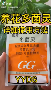 Guo Guang Racun Kulat 50g/国光多菌灵 50g/Fungicide (Carbendazim) Racun Kulat /Plant Fungicide 多菌灵 , 50g