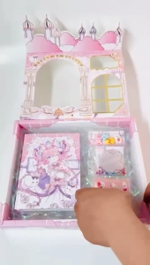 Gift Box Set 4 in 1 Tema Diary Of Alalei Bonus Paperbag Lucu