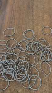 GROSIR KARET GELANG ISI 100 GR - RUBBER BAND - WARNA HIJAU MERAH DAN MIX