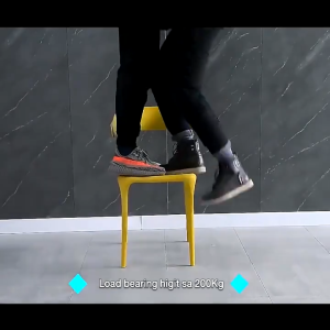 IKEA Hard Plastic Vedourstyle Nordic Chair Stackable Office/Dining/Study Chair Kerusi Murah Cafe Kerusi Meja Makan Stackable Storage Drawer Plastic Stackable Dining Room Chair - Lazada