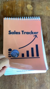 Sales Tracker Notebook: A4 & A5 Sizes Durable PVC Cover with hard  front and back page  100 Pages