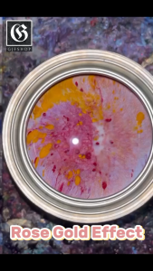 Cat PU Polyurethane City Paint Super High Quality Rose Gold Effect 1L