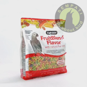 SEMPATI Zupreem Fruit Blend For Parrot & Conures Medium Large Bird Pakan Harian Import Burung Parrot Paruh Bengkok Lovebird Parkit Macaw Kakatua Nuri Daily Bird Food