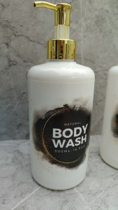 Botol sabun cair pump custom label stiker anti air