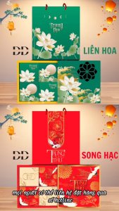 🌕 Vỏ Hộp Bánh Trung Thu 2026 Mẫu Mới (Hộp đựng 4 bánh): Thiết Kế Tinh Tế | Mẫu Mã Đa Dạng