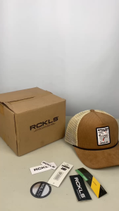RCKLS. Topi Jaring Pria Distro Original Trucker Hat Happines Brown