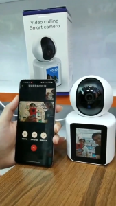 Wireless Video Call CCTV IP Camera with Screen Two way video Intercom HD 1080P 8MP APP V380 pro