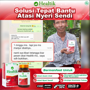 Healtik Obat Herbal Asam Urat Rematik Atasi Pegal Linu Serta Nyeri Pada Persendian