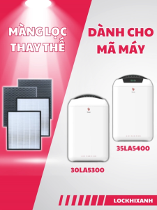 Màng lọc máy lọc khí VSMART 30LA5300 Vsmart 35LA5400 – Màng Hepa và màng Carbon giá rẻ - Chất lượng cao