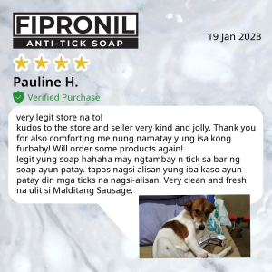 FIPRO-New Fipronil Anti-tick Soap Formulated with Neem Extract 135grams for Cats & Dogs