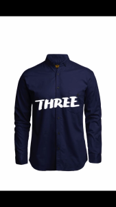 Kemeja Lengan Panjang Navy | Kemeja Polos Navy Pria | Kemeja Lengan panjang Navy Premium