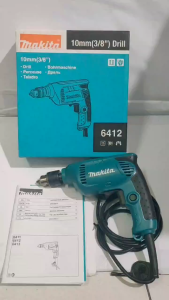 Mesin Bor Tangan Listrik Kayu Makita 6412 450Watt 2 Arah Bolak Balik Electric Drill Makita 10mm