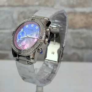 [Promo] Jam Tangan Wanita Guess W0774L1 Confetti Quartz Multifungsi Steel Original Garansi 2 Tahun [✔COD][100% Authentic]
