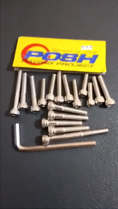 PROMO Baut blok block mesin RX King full set isi 17pcs free kunci L 1 SET