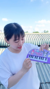 Đàn piano Kuromi đồ chơi âm thanh cho bé
