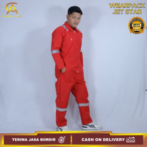 Wearpack Safety Proyek Wearpack Coverall Scoutlight Seragam Kerja Bengkel Katelpak