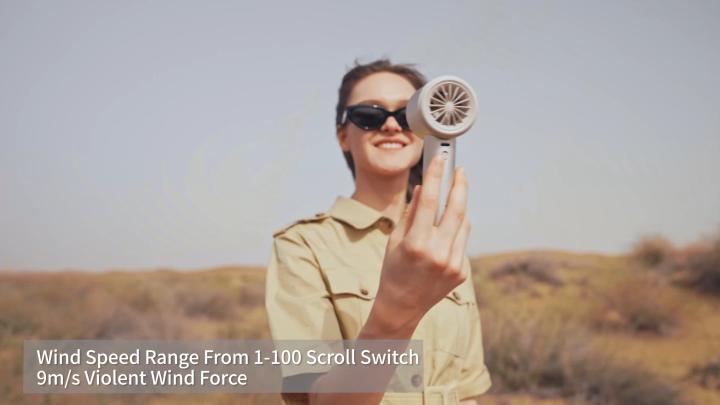 Quạt Cầm Tay Cao Cấp JISULIFE FA53 Pro1 ABS và Pro1S - Con Lăn 100 Tốc ...