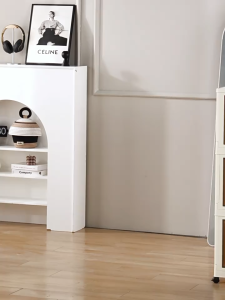 Foldable Stackable Bedroom Storage Cabinet with Dual Magnetic Doors and Lockable Wheels