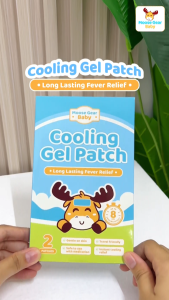 Moose Gear Baby Gel Relief Patches 4pcs (2BOX) Gentle Adhesive w/ 8hrs Cooling Effect