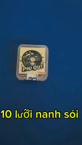 Hộp 10 Lưỡi Câu Cá Nanh Sói Mạ Vàng