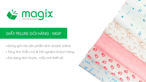 MGPI05 - Combo 100 tấm giấy Pelure gói hàng in họa tiết - 60x40 cm