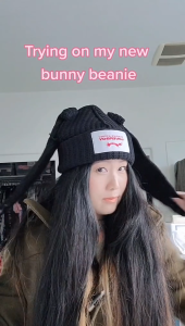 ❣️RICHHAT❣️ Topi Rajut Musim Dingin Wol Tebal Wanita Rajut Panjang Tebal Korea Topi Korea Topi Jepang Topi Kpop Topi Desain Tengila Kelinci Panjang Lucu Winter Hat Topi New Jeans Topi StaryKids Kupluk Beanie Lover Boy