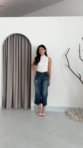 CELANA JEANS WANITA 7/9 OVIS RIPPED PREMIUM -SYS CLOTHIER