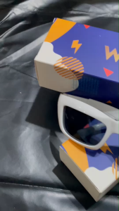 แว่นกันแดดเด็ก Square Y2K สแควร์วายทูเค กัน UV100% แถมกล่อง(Random) (SUN122)