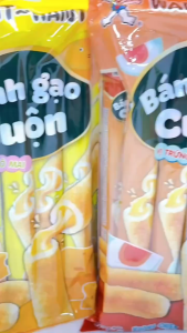 Bánh gạo cuộn Want Want 170g - bịch/10 cây