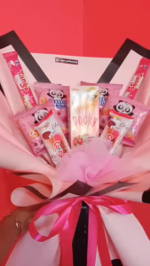 MOZ-Bucket Snack Warna Buket Wisuda Ultah Premium