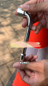 ISKU Kunci Shock Sok L Double Wrench 8 10 12 14 17 mm 1/2 inch - Dual End Socket Tool / Allen Key 2 Way