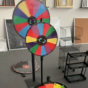 16&24 inch Prize Wheel Fortune Game with Dry Erase Markers Eraser Prize Wheel Spinner easy to write