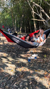 Duyan Foldable Hammock Double Camping Equipment Cradle For Adult Outdoor Hiking Hammock