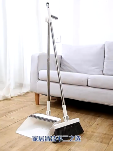 (SG STOCK) Rotatable Broom Dustpan Set Foldable Dustpan Household Sweeping Tool