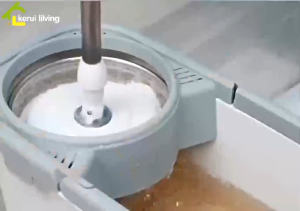 Homemark ไม้ถูพื้น ไม้ม๊อบ ถังถูพื้น ไม้ม๊อบถูพื้น ไม้ม๊อบถูพื้นพร้อมถังปั่น ถังปั่นไม้ม็อบ ชุดถังปั่นถูพื้น Spin Mop ชุดถังปั่น ไม้ถูพื้นสแตนเลส