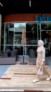 BELLA OVERAL ROK CARGO // TWILL STRIT POLOS VIRAL TIKTOK // JUMBO XXXL