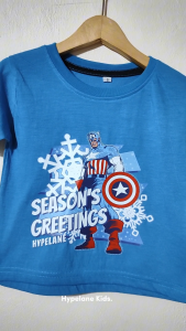 Baju Kaos Distro Anak Laki-laki Printing Karakter SuperHero Import 1-10 Tahun - Hypelane - DTF2