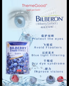 Themegood Bilberry Fruit Multigrain with Mixed Berries & Organic Soy 300g (10 sachets x 30g) Convenient Pack
