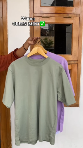 Oversize Wanita Kaos Zeroeight Bahan Cotton Combed 24S Ukuran M L XL