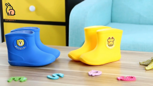 พร้อมส่ง เด็กทารกรองเท้ากันน้ำรองเท้ากันฝนเด็กรองเท้าฝนน่ารักรองเท้าเด็ก กันลื่น รองเท้าน้ำ Kids Rain Boots 1-6 ขวบ กรุณาวัดความยาวเท้าของลูกก่อนซื้อ
