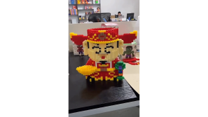 SMY Nano Block CaiShen Fortune God Mainan Anak Bricks Education Toys Balok Susun Puzzle Animasi 3D