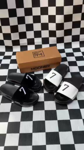 Dép quai ngang nam nữ dép MOONERISE số 7 khâu nổi 2 màu mã [ M 49 ]