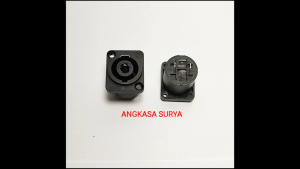 Soket Spikon SEETRONIC SL4MP ORIGINAL / Chasis Speakon Female 4 pin / Socket Speakon Body Female Konektor Audio