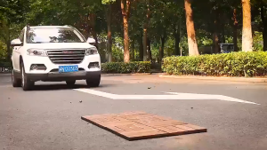 SEAN 1PC Wooden Deck Tiles: Anti-Corrosion WPC Floor Tiles for Your Garden