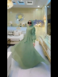 NEW Queena dress wanita bahan ceruty babydoll full furing mix brokat gamis busui friendly gamis kondangan wanita dewasa elegan simple gaun kondangan muslimah gamis brokat terbaru 2024 viral baju lebaran mewah wudhu friendly maxi dress lngan panjang COD-KL